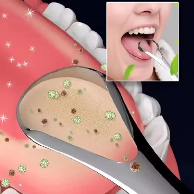 Adult Silicone Tongue Sc Tongue Cleaner Remove Halitosis Tongue Coating Oral Care Tongue Scraping Brush Oral Care Tool