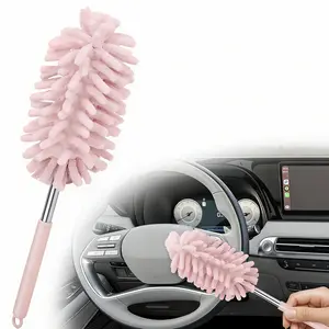 Mini Car Duster Brush, Extendable Microfiber Dusting Tool with Comfortable Handle for Home and Auto Interior Cleaning, Automotive Cleaning Tool, House Cleaning Tools, Cleaner summerwins