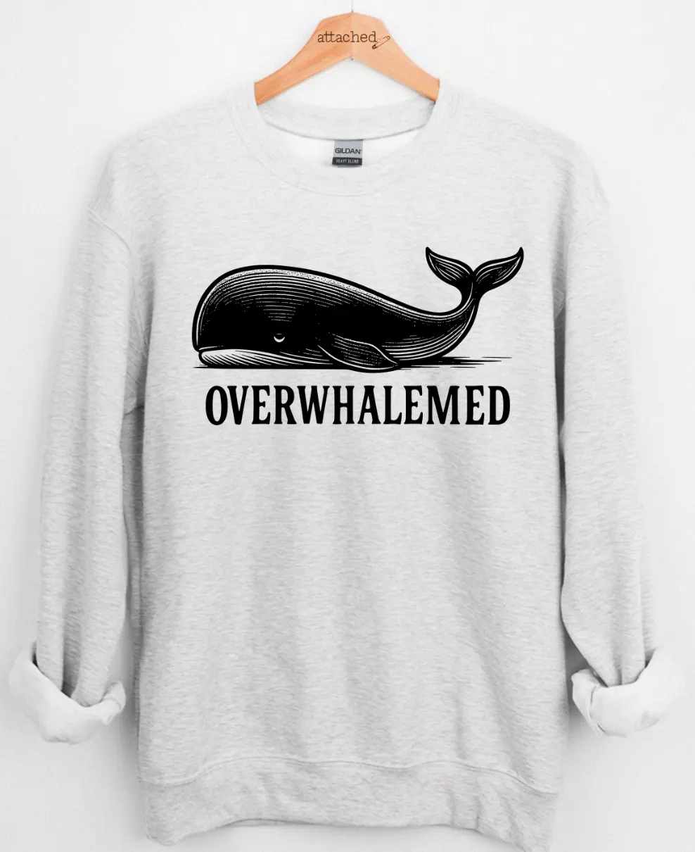 Overwhalemed Graphic Top Overwhalemed Graphic Top