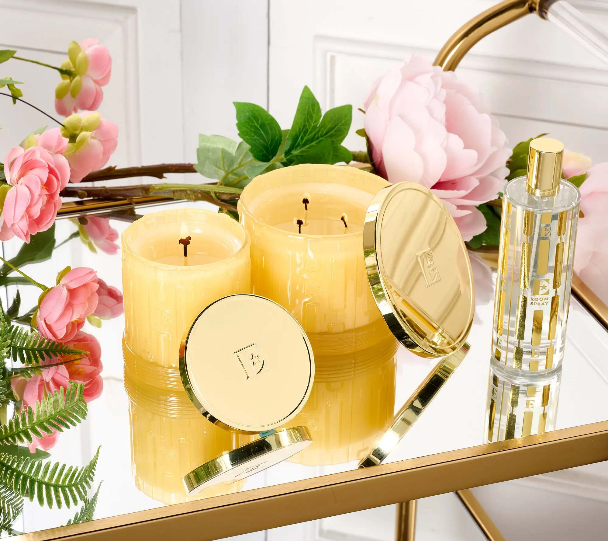 Elton John by Slatkin + Co Candle & Room Spray Set Night Bloom Blossoms Elton John by Slatkin + Co Candle & Room Spray Set Night Bloom Blossoms