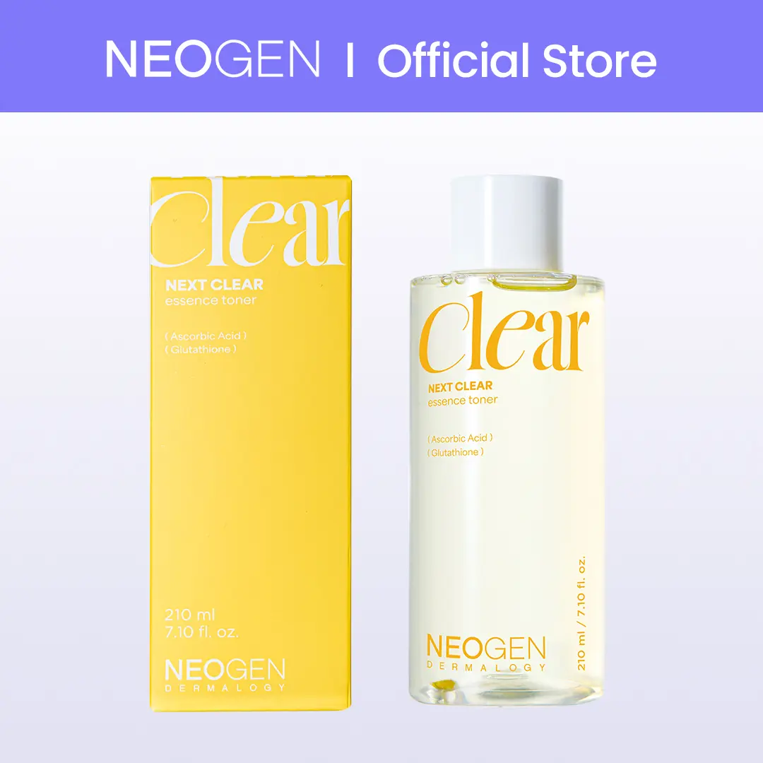 [NEOGEN Official] Next Clear Essence Toner 210ml | Brightening Hydrating Toner | Skin-Refining Essence for Clear & Smooth Complexion | Daily Korean Skincare Toner