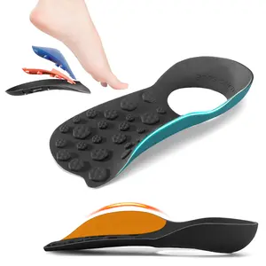 Arch Support Insoles for Men and Women Plantar Fasciitis Relief, Flat Feet Orthotic Inserts for Over Pronation, High Arch, Heel Pain Sport & Work Shoe Insoles