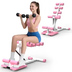 Deep Squat Machine, Glutes Trainer Machine, Core & Leg Exercise, Push Up Workout Equipment at Home Gym