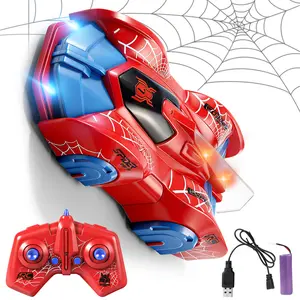 Wall Climbing Spider RC Car – Anti-Gravity Remote Control Toy with LED Lights