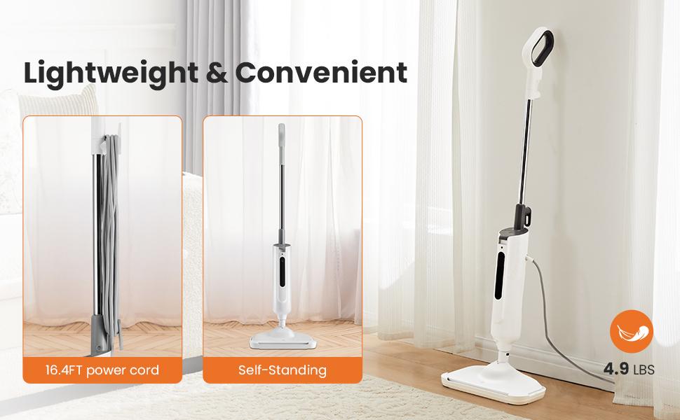【Deal】Sweet Furniture S-Steam Mop for Floor Cleaning,Lightweight FloorCleaner for Hardwood/Tile/Laminate Floors Carpet