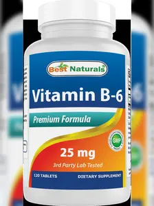 Best Naturals Vitamin B6 25mg, 120 Tablets