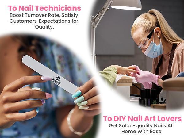 Beetles Tipex Instant Apex Nail Tips Thick Acrylic Nail Set for Flat Nails Manicure Stiletto Square Almond Coffin Nail Tips Nail Art DIY Gift for Women