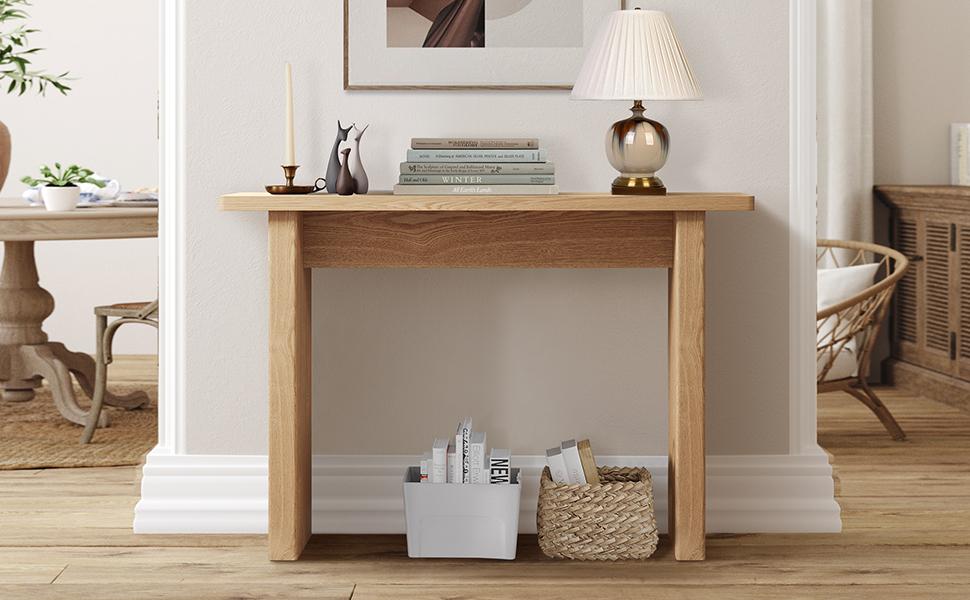 Giratree 43.3" Fluted Wood Couch Table Behind Sofa Long and Skinny for Living Room Hallway Entrance Foyer Mid Century Narrow Entryway Console Table Giratree 43.3" Fluted Wood Couch Table Behind Sofa Long and Skinny for Living Room Hallway Entrance Foyer Mid Century Narrow Entryway Console Table