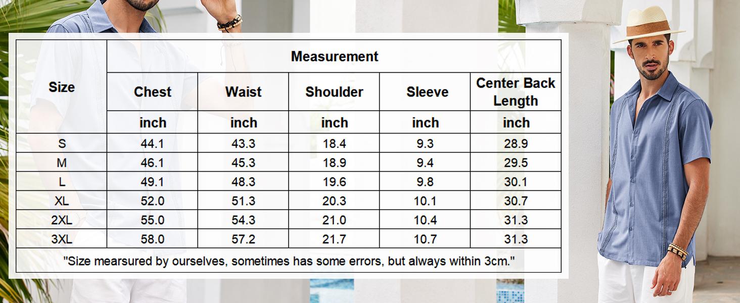 COOFANDY Mens Short Sleeve Cuban Guayabera Shirt Casual Summer Beach Button Down Shirts Menswear Top Clothing Soft COOFANDY Mens Short Sleeve Cuban Guayabera Shirt Casual Summer Beach Button Down Shirts Menswear Top Clothing Soft