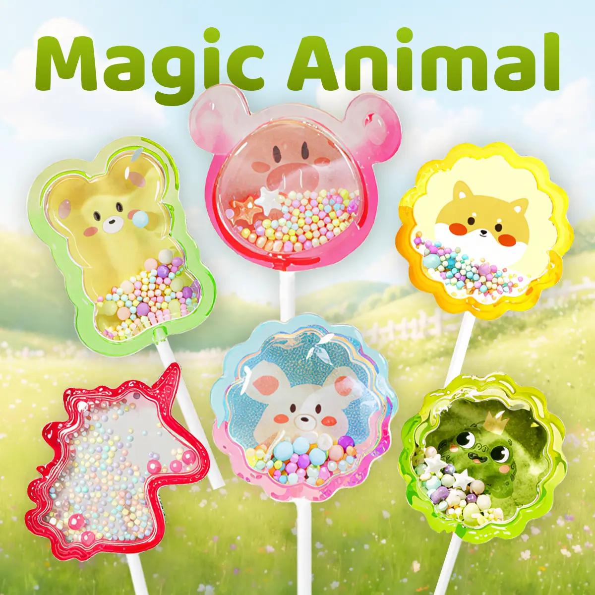 Candy Master 5D Lollipops | Handcrafted Candy, Zero Fat Guilt-Free Snacks, Viral Visual & Sound Party Treats, Shake, Sound & Enjoy backtoschool