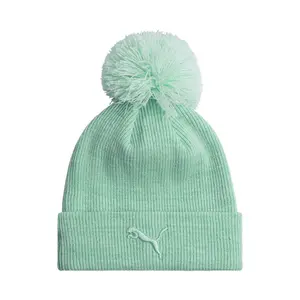 PUMA Womens Tonal Ribbed Lureknit Beanie Casual - Green