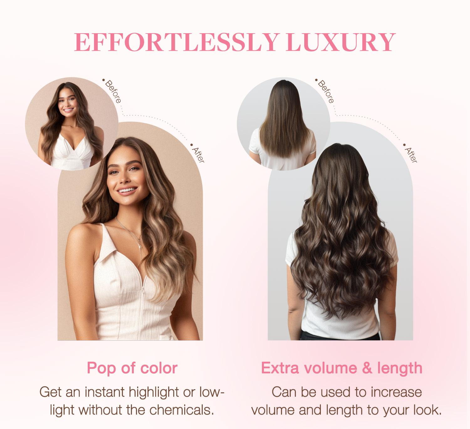 GOOGOO Hair Extensions 150G Clip in Human Hair Natural Straight#Greenish#TikTokShopSpringGlowUp GOOGOO Hair Extensions 150G Clip in Human Hair Natural Straight#Greenish#TikTokShopSpringGlowUp