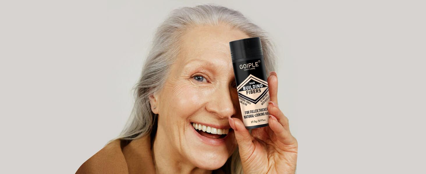 4-in-1 Hair & Beard Styling Set with Hair Fiber & Pump Dispenser & Application Card – Enhancements Barber Spray Volumizing Gentle Blend (Black)