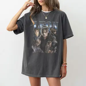Limited Leon Kennedy Comfort Colors Shirt, Resident Evil Requiem Shirt, RE9 Requiem Shirt Fan, Unisex Tee, Gift For Man And Woman