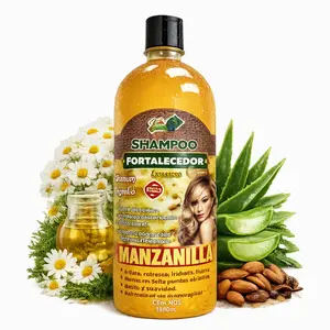 Chamomile Brightening Shampoo 1L (Manzanilla, Aloe, Almond Oil) Natural Hair
