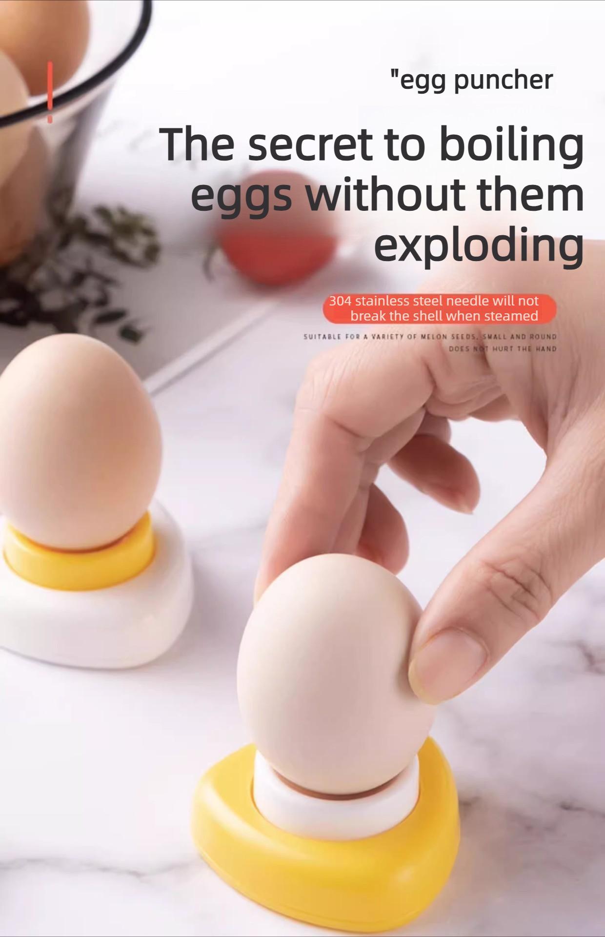 Kitchen Egg Hole Puncher Anti-burst Design for Boiled & Steamed Eggs Multifunctional Household Tool Compact Practical Easy to Use Kitchen Egg Hole Puncher Anti-burst Design for Boiled & Steamed Eggs Multifunctional Household Tool Compact Practical Easy to Use