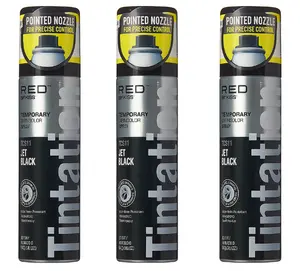 Kiss Tintation Color Spray Jet Black TCS11 - 3 Pack Haircare