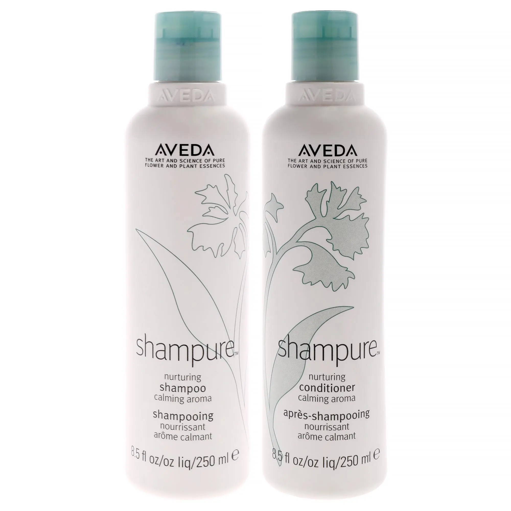 Aveda Shampure Unisex Hair Care Kit Set - 2-Pc Bundle with 8.5oz Shampoo, 8.5oz Conditioner