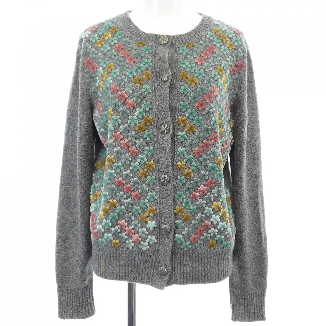 Pre-owned CHANEL Cashmere Small Leather Goods Cardigan