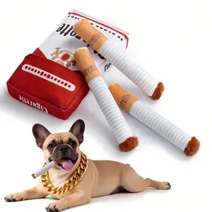 Dog Toys for Small to Medium Dogs - 3 Pack Squeaky Plush Puff Stick with Box, Interactive Chew Toys for Puppies, Best Gift for Dog Lovers,summervibes