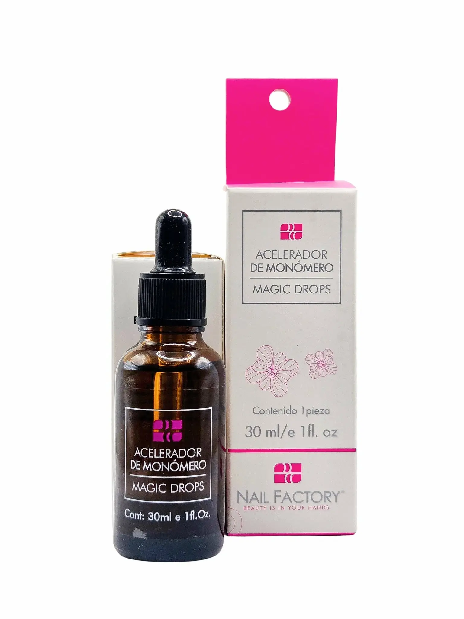Nail Factory Monomer Enhancer Fastener Accelerator Liquid 30ml Magic Drops for Enhanced Nail Care, Nail Care Serum, Accelerates Nails