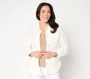 Liverpool Los Angeles Weekender Shirt Jacket - Swiss Cream