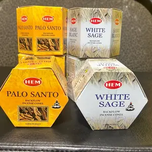 Back Flow Incense Cones- Variety of Scents for Relaxation and Aromatherapy 40 cones in each box