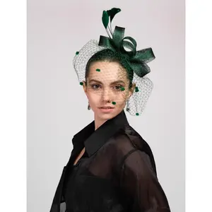 Isabella Veil Fashion Feather Fascinator