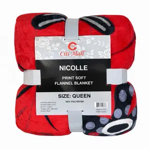 Queen size soft flannel blanket