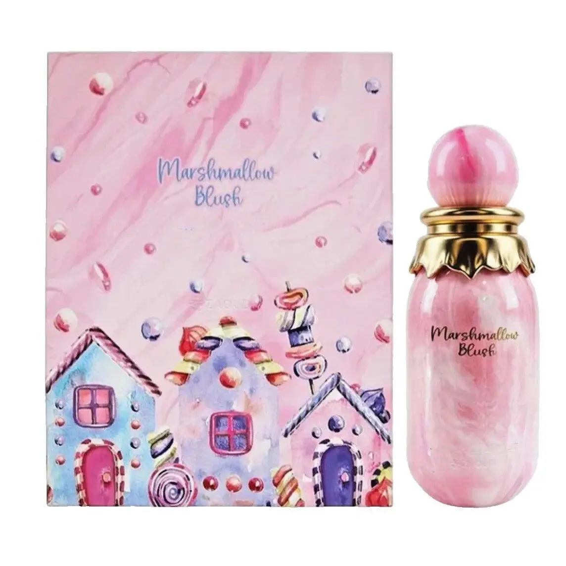 Marshmallow Blush Eau de Parfum (3.4oz) - Sweet, Long-Lasting Gourmand Floral Spray with Cotton Candy Notes | Beauty Products, Fragrances & Gifts for Women, Aroma Scented Floral, Long Lasting Perfumes, Perfumes For Women, Charming Fragrance, Floral Blend
