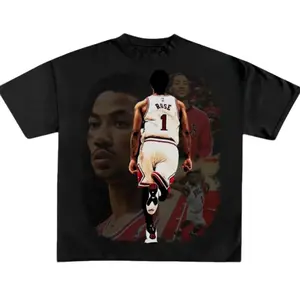1 Derrick Rose Tee Tshirt