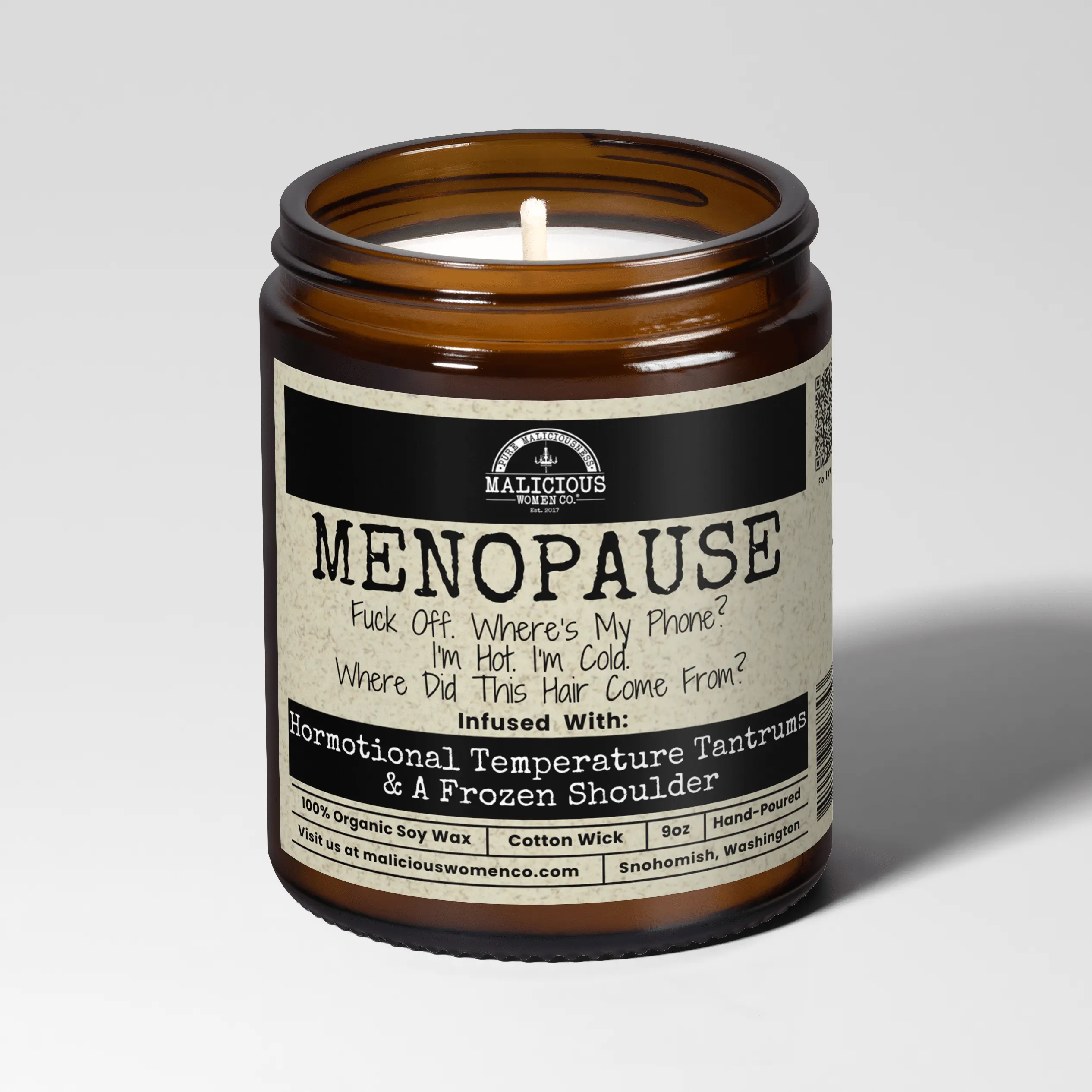 Menopause – Funny Survival Candle | 9oz Soy Wax Candle