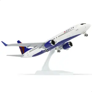 Boeing 737 Delta Air Lines 1/240 Scale Diecast Model Plane 30CM Display Gift