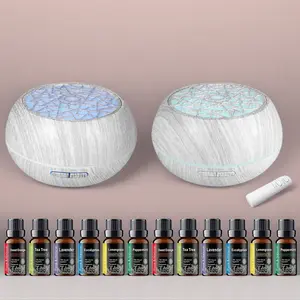 2-in-1 Humidifier & Air Purifier Bundle with Remote Control, 8 Free Essential Oils, Ideal for Home & Bedroom, Money-Saving Household Appliance Deal, Includes Remote