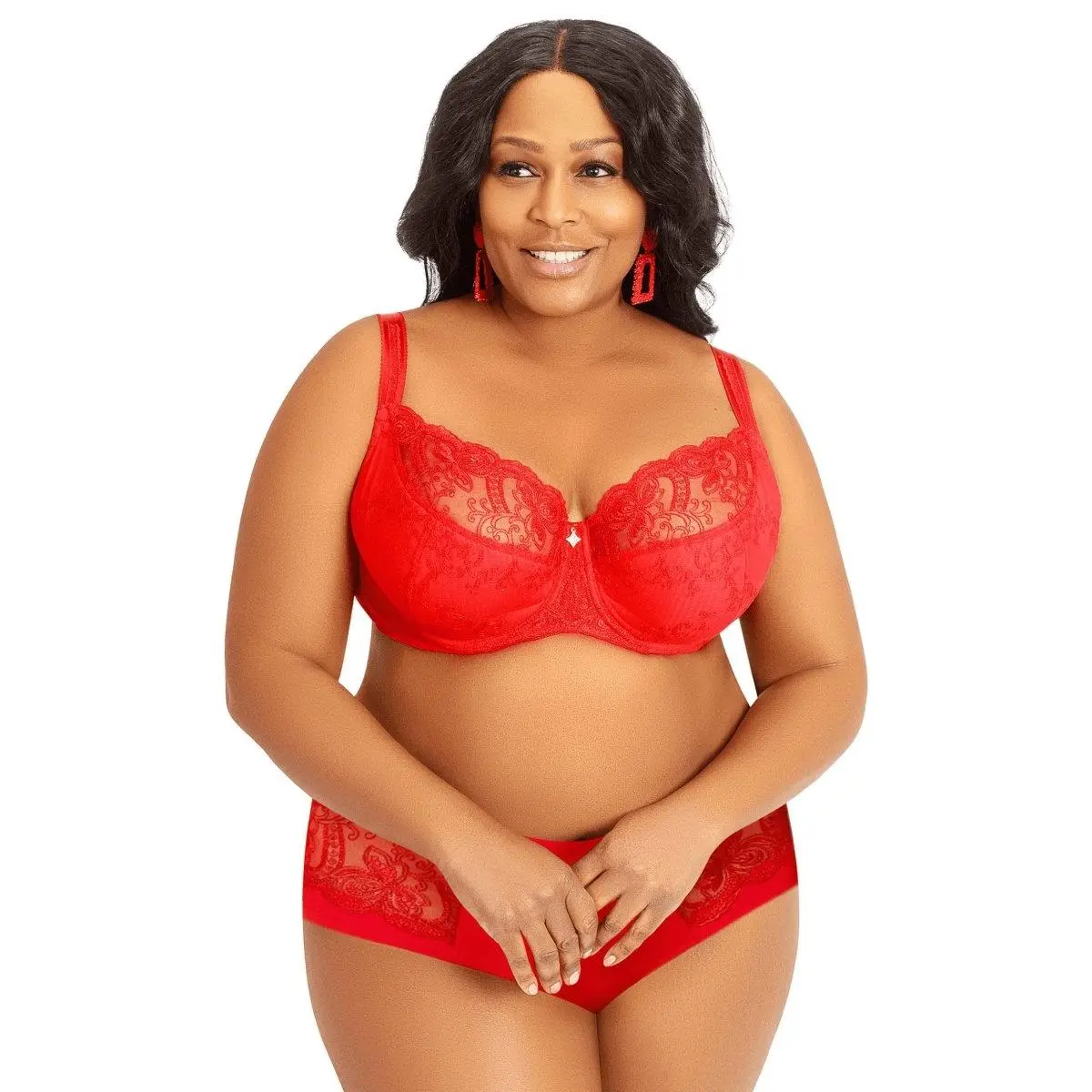 Underwire Bra Tiana — Red Lace | WiesMANN
