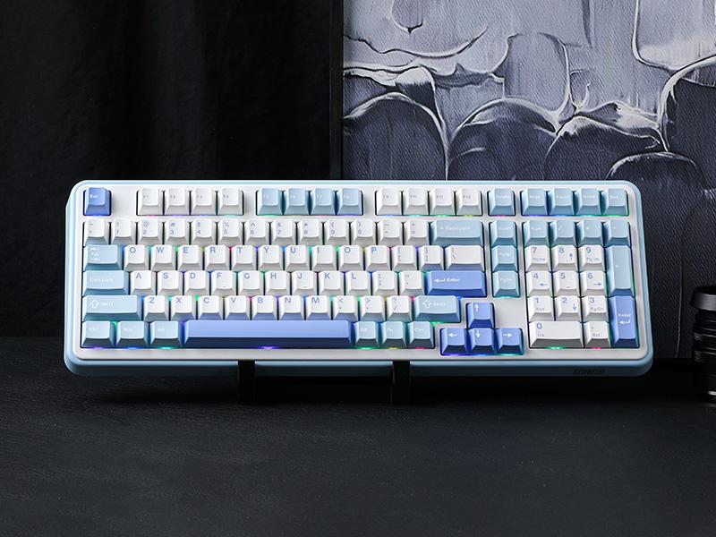 EPOMAKER TH99 96% Gasket-Mounted Wireless Mechanical Keyboard with Numpad 5 Layers of Sound-Dampening Materials Hot-Swappable  Tri-Mode USB-C/BT 5.0/2.4GHz Compatibility creamykeyboards desk accessories keyboards for gaming TikTokShopSpringGlowUp