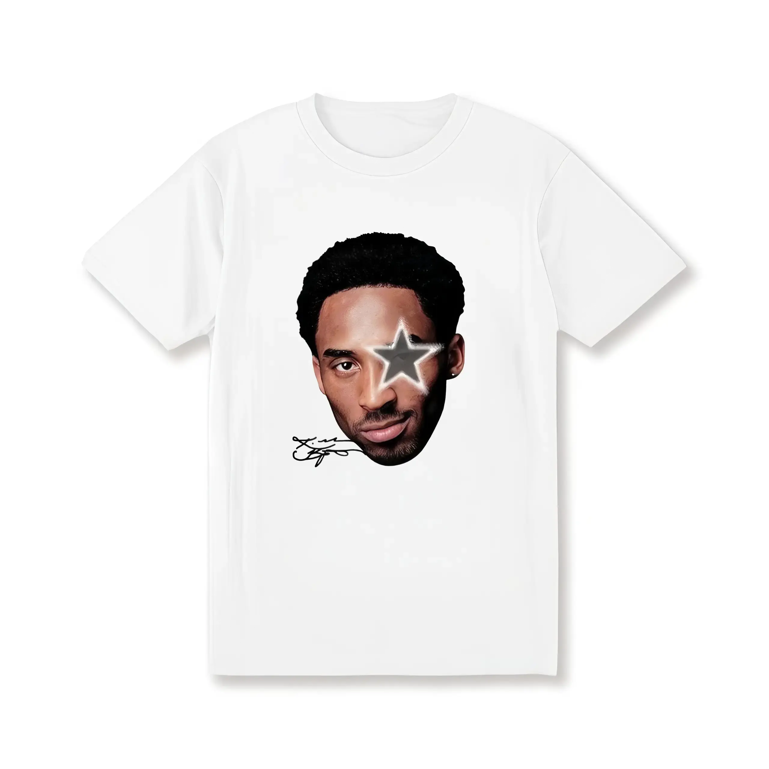 Youth and Adult Kobe Big Face Grey Star  T-Shirt,   for boys,  , kids  boys, Youth , boys    graphic 67 Cotton Say You Swear Eat Sleep Goon Repeat clothing 90s tees good Casual Short Sleeve Rifle Vintage In Utero Quick-Dry Moisture-Wicking Crew Skull