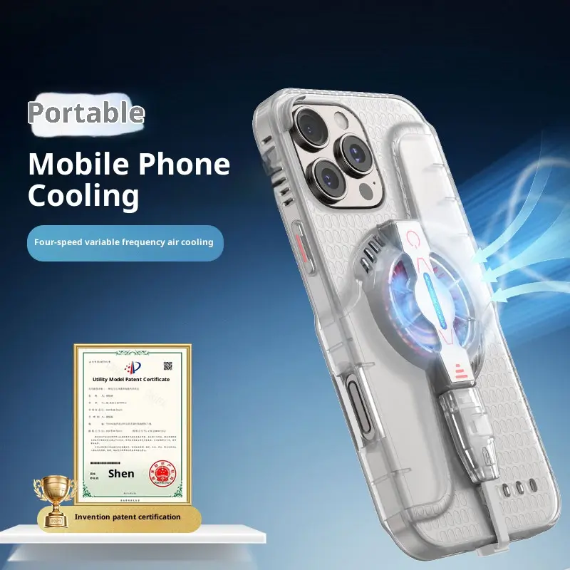 World's First Active Cooling iPhone Case  Stop iPhone Overheating |  Military Grade Shockproof Clear Case for iPhone 15/16 Pro Max with Full  Camera Lens Protection + Free Tempered Glass - TikTok Shop