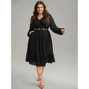 【Pocket Approved】 BLOOMCHIC Polka Dot Mesh Lace Insert Layered Dress 2026 Summer Vibes Fit Casual Swimweek