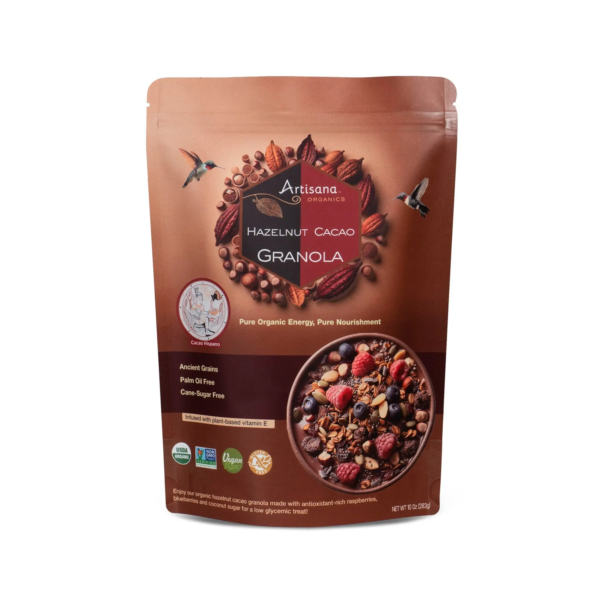 Organic Hazelnut Cacao Granola, Gluten-Free