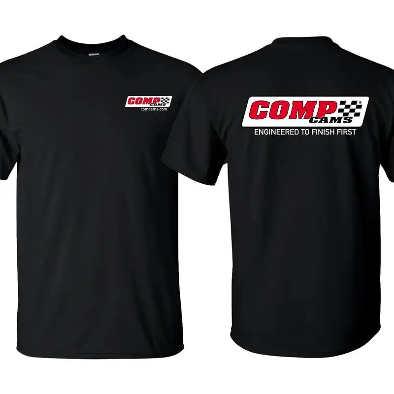 COMP Cams Racing Short-Sleeve Premium Blend Unisex Mechanic Tee - Crew Neck, Auto Graphics, High-Res Print, Performance Shop Crews, Automotive Enthusiast Gift, Sports Top