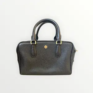 Pre-owned Tory Burch LEATHER Crossbody Bags Black Crossbody Bag