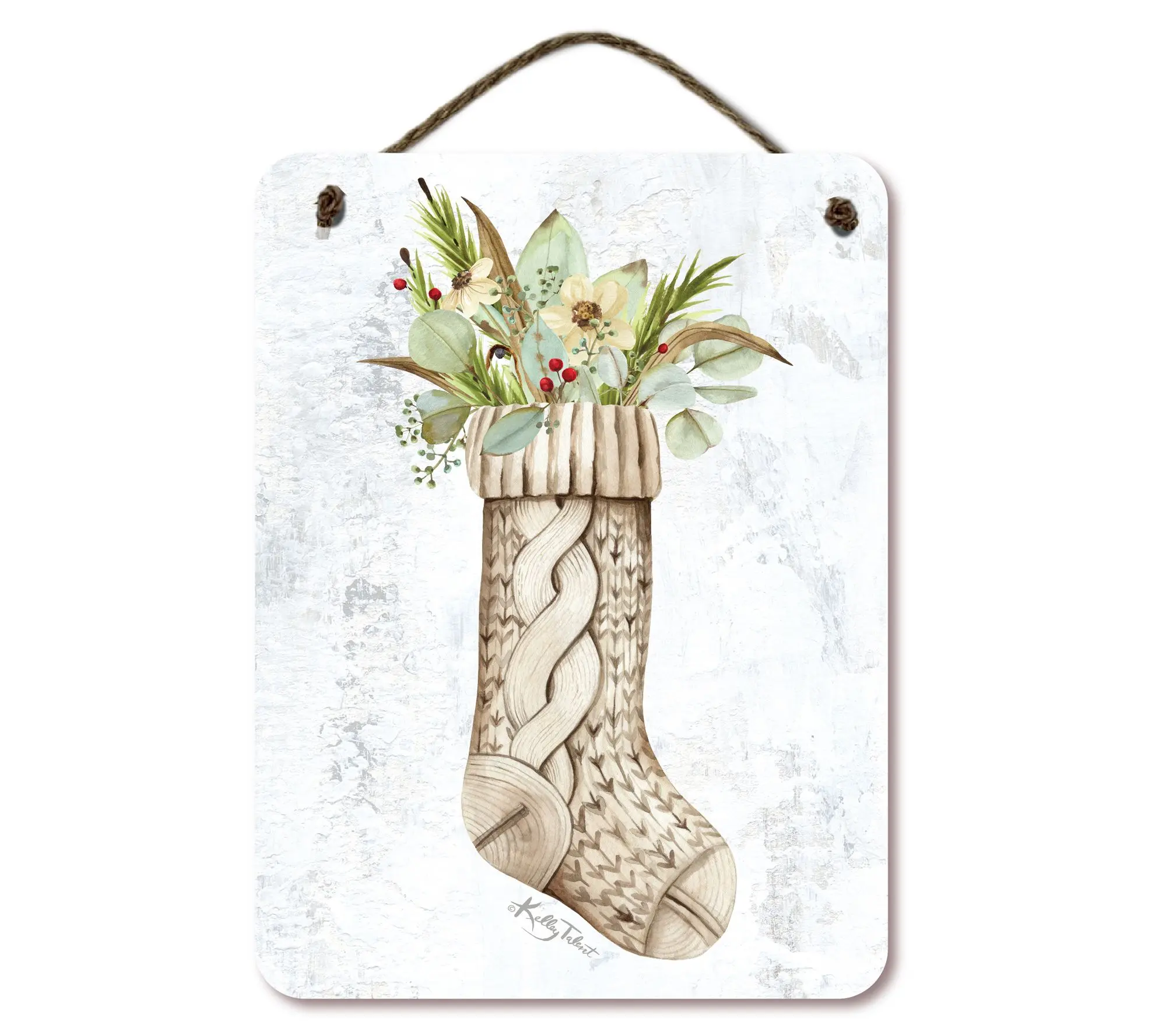Courtside Market Hung With Care 12x16 Hanging Artboard