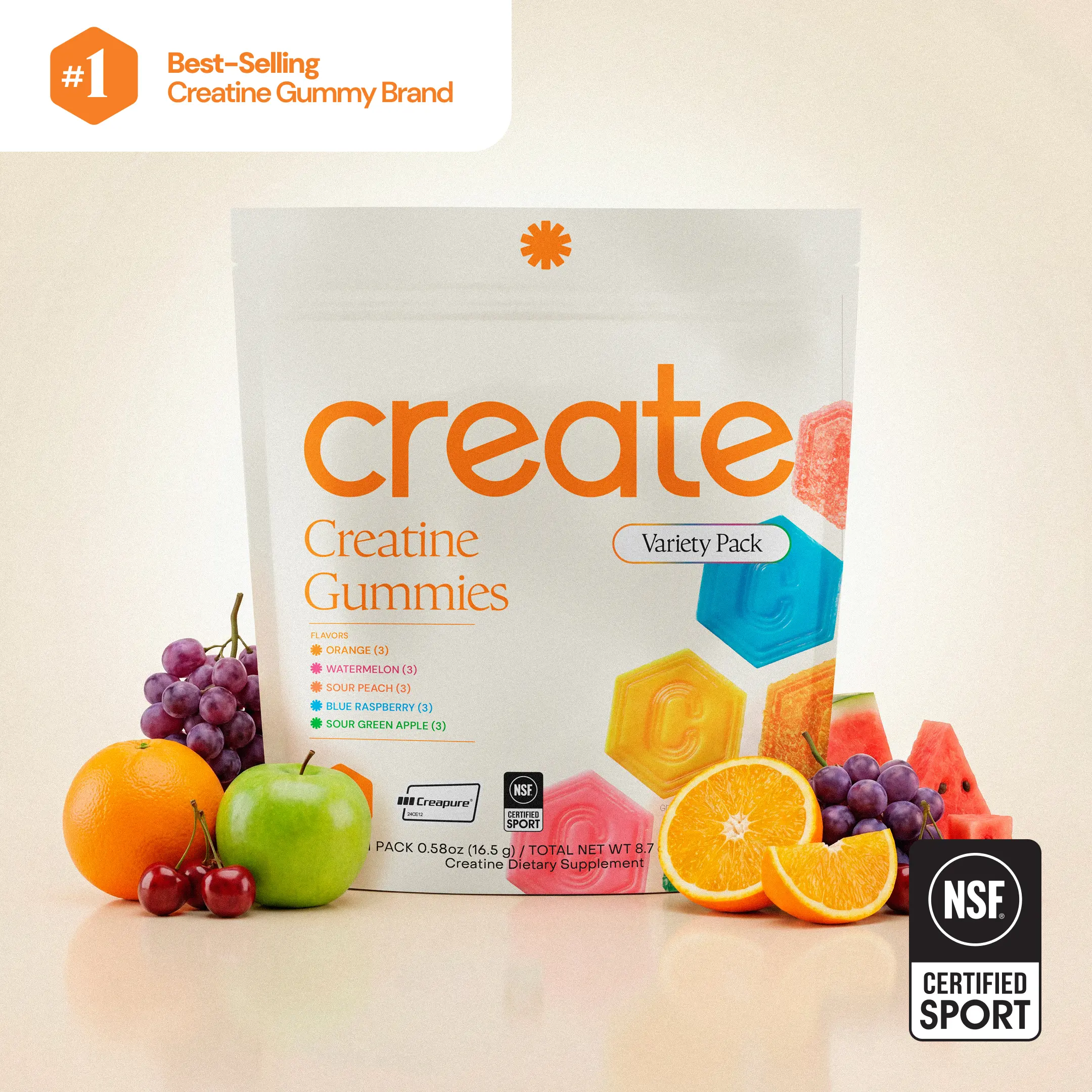 Creatine Monohydrate Gummies - Daily Supplement Natural Supplements