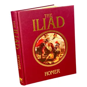 The Iliad by Homer -  Luxury Painted Edges Hardcover