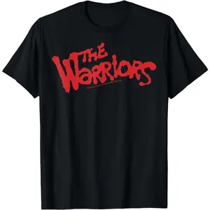 [100% Cotton]The Warriors Original Title Logo T-Shirt,Unisex Crewneck T-shirt for Men And Women
