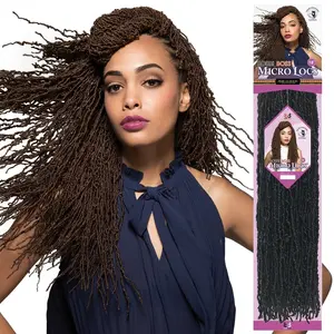 Bobbi Boss Synthetic Hair Crochet Braids African Roots Braid Collection Micro Locs 18"