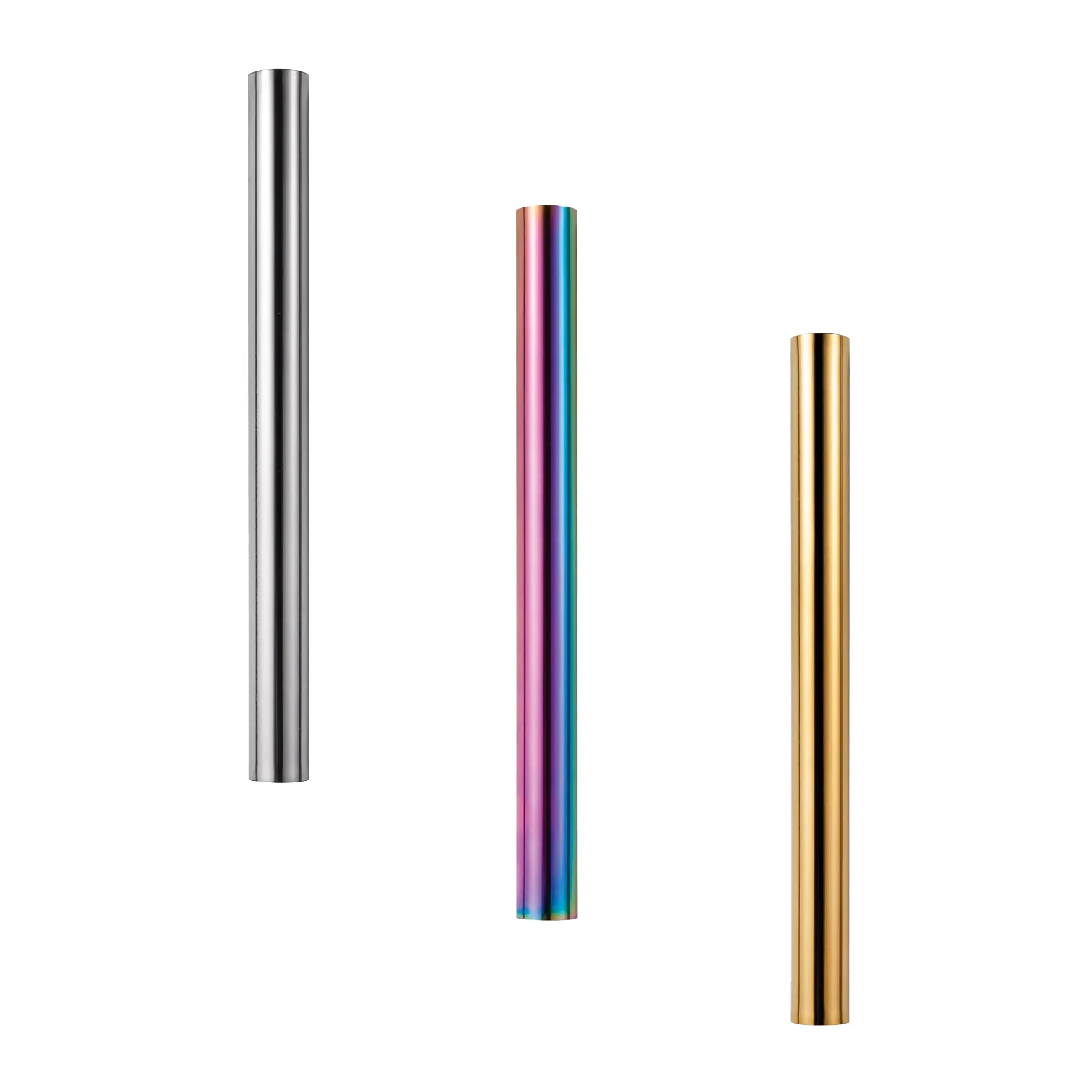 Jumbo Cat Eye Cylinder Magnet - 15cm Magnetic Wand for Nail Art & Magnetic Gel Polishes - Silver Gold or Metallic Rainbow - Double Headed Tool for Professional Results