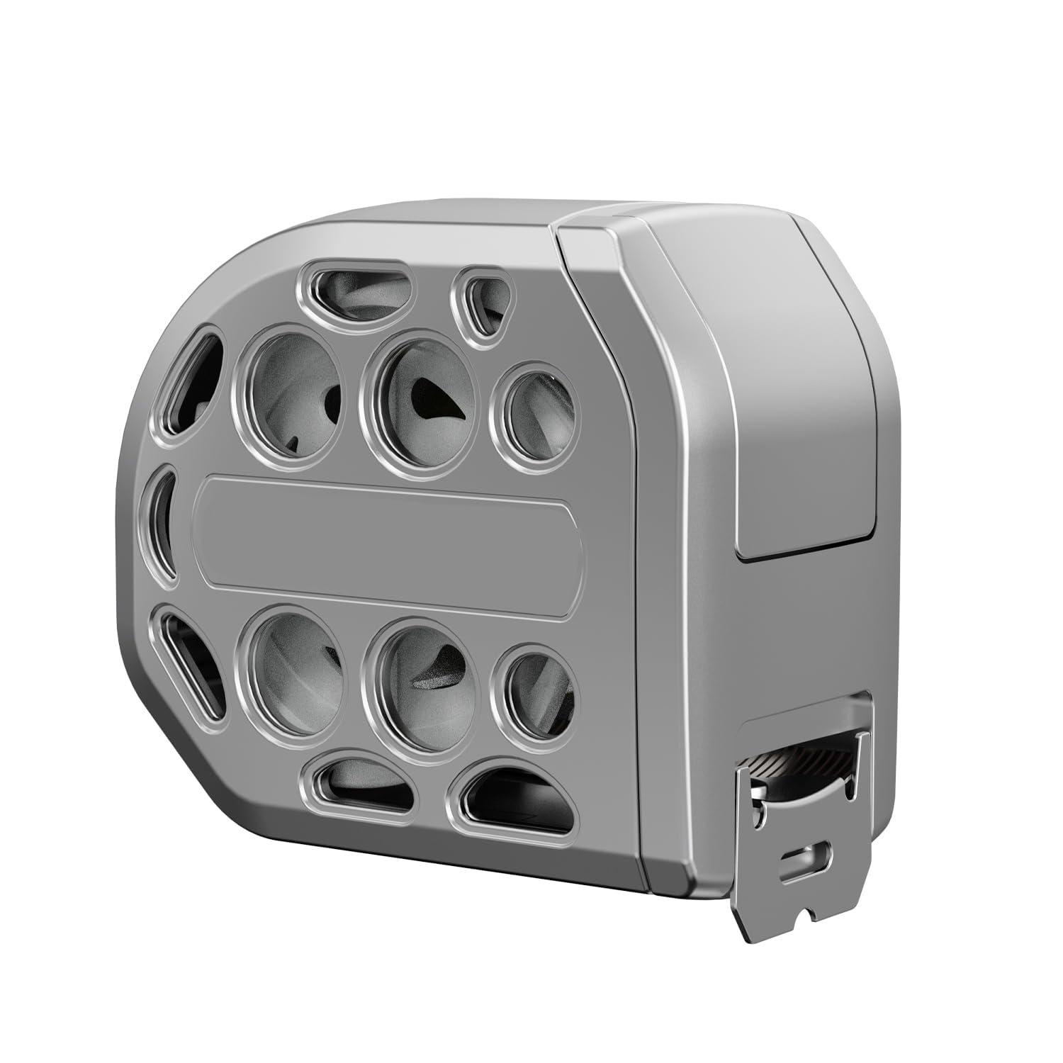 Votrek 25FT Stainless Steel Measuring Tape, Anti Rust,Strong Magnetism on The Bottom,Hollow Design, Gift Tape,Portable self-Locking Tape Measure for Household Woodworking