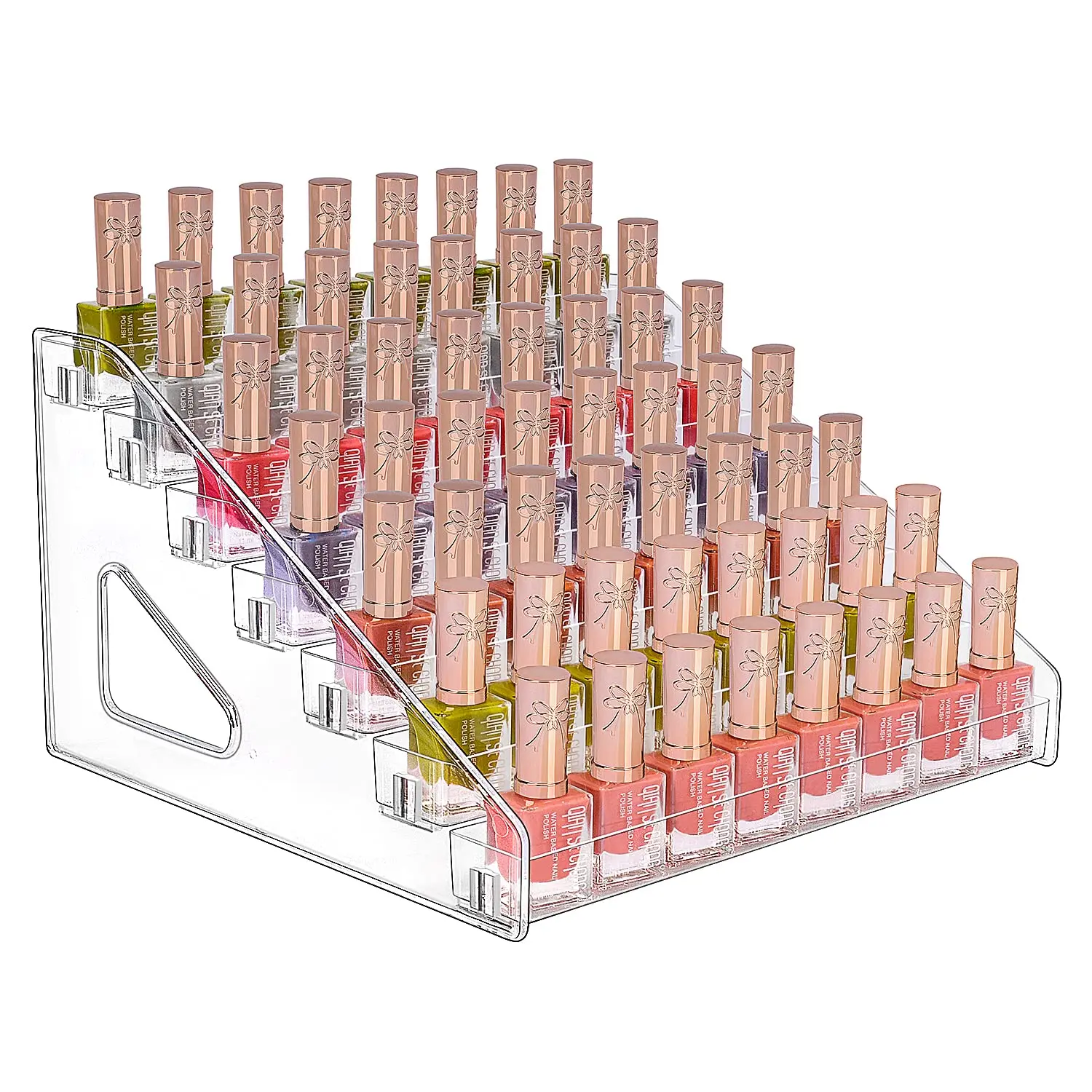7-Tier Lipstick Organizer Clear Acrylic Lipstick Organizer – Makeup Storage Rack for Vanity makeup organizer lipstick organizer